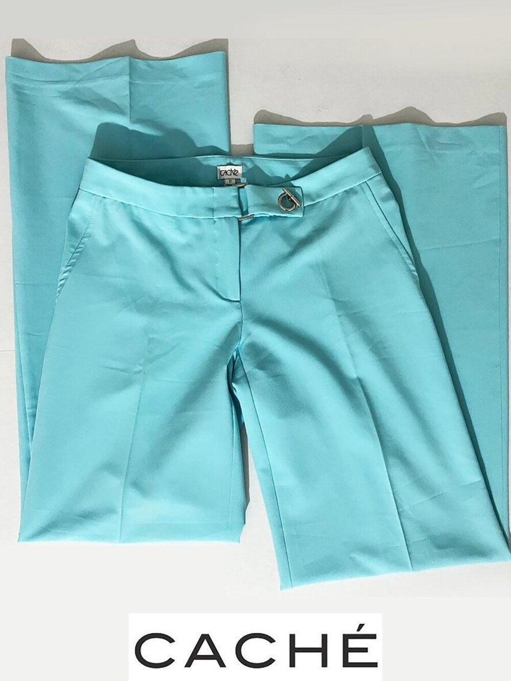 Cache Turquoise Women's Dress Pants | Size 0 | EUC